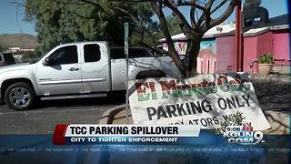 TCC parking spills into neighborhood