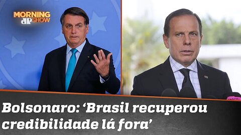 “Segue desinformado”, diz Doria após nova crítica de Bolsonaro