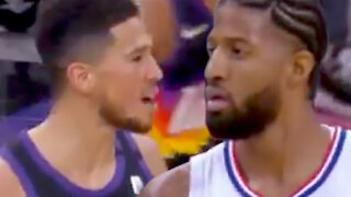 Devin Booker Gets Into Fight With Paul George, Calls Him A “Soft A$$ N****a, "Sit Your A** Down"