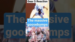 Gear 5 Anime Reaction Teaser Trailer OMG MASSIVE GOOSEBUMPS #anime #onepiece #gear5 #shorts #luffy