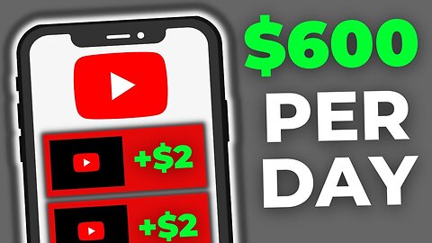 Get Paid $2.48 Every Min Watching YouTube Videos (🤑 NEW Website) | How To Make Money Online