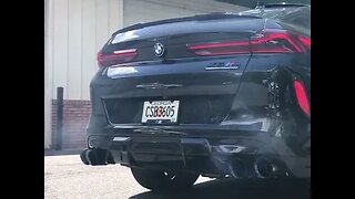 BMW X6M F96 F1 EXHAUST LOUD