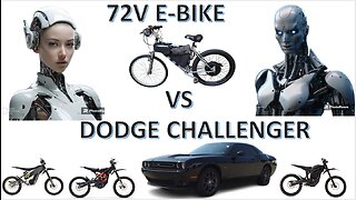 72V Ebike vs Dodge Challenger!! 😎 🔥