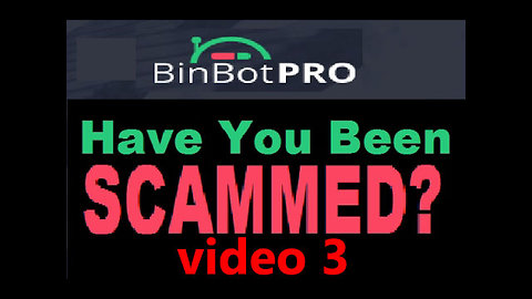 bin bot pro scam robot will take all your money bad binary options robots bad signals