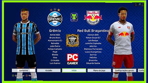 GRÊMIO X RED BULL BRAGANTINO - PES2021 PATCH THE BEST 9.9.1 BRASILEIRÃO 2023 - QUARTA RODADA