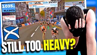 Glasgow Crit Circuit on Zwift is HARD! 🏴󠁧󠁢󠁳󠁣󠁴󠁿