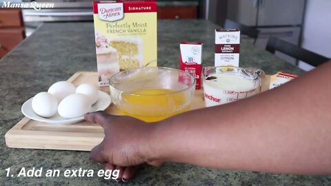 How to Make a Box Cake Mix taste homemade