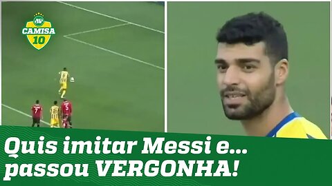 Quis imitar Messi? Iraniano foi OUSAR em pênalti e... passou VERGONHA!