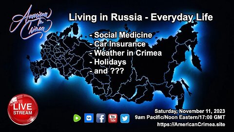 American in Crimea Live Stream - Everyday Things Living in Russia