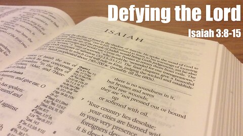 Defying the Lord