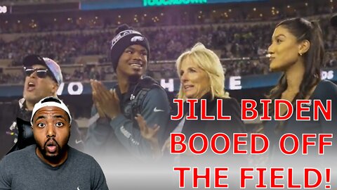 Jill Biden BOOED & Heckled OFF The Field By Eagles Fans During Cowboy vs Eagles Pre-Game Coin Toss?!