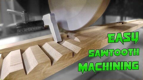 Machining Sawtooth Shelf Strip. Adjustable Cabinet Shelving