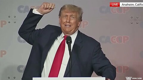 Donald Trump Speaks At Republican Convention In California-World-Wire