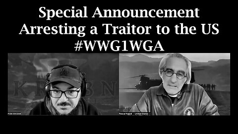 Donald Trump CIC | Special Announcement - Arresting a Traitor to the US