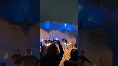 A CASTLE MADE OF ICE!!!! Minnesota Winter Wonderland Ice Castles Part 5