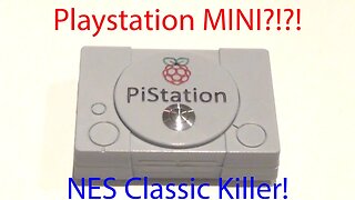Playstation Mini?!?! PiStation running RetroPie breakdown
