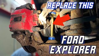 Quick And Easy Ford Explorer Rear Sway Bar Link Replacement!