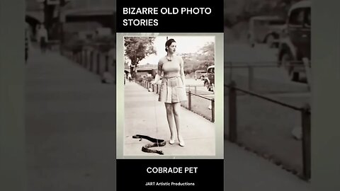 COBRADE PET - Bizarre Ancient Photo Stories