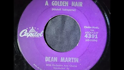 Dean Martin, Gus Levene - Buttercup of Golden Hair