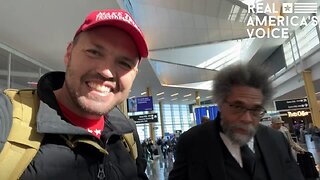 On my Way to CPAC 2024 and Look Who I Ran into at the Airport ~ Dr Cornel West