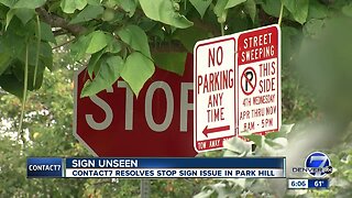 Contact7 makes quick work of Denver stop sign issue