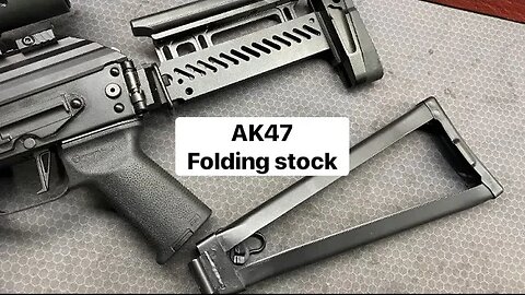 How the AK folding stock works