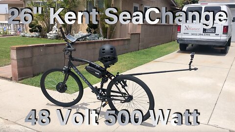 My Latest Electric Bike Conversion | 26" Kent SeaChange Cruiser 48 Volt 500 Watt