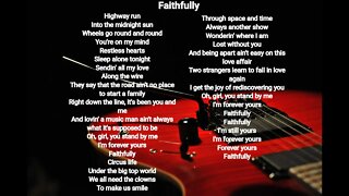 Faithfully - Journey Lyrics HQ