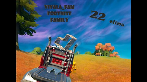 Fortnite Family Night "Squad Win with The VivaLa_Fam" 22 Elims