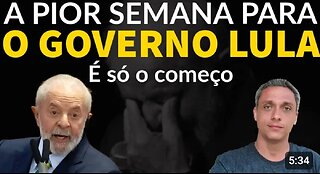 In Brazil, the week has already started badly for the LULA government - Just bad news