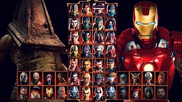 Mortal Kombat 9 - Pyramid Head And Iron Man Mod - Expert Tag Ladder - Gameplay @(1080p)