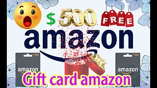 Gift card amazon | Amazon Gift card code / Free amazon gift card code 2024