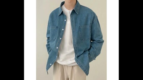 Fashion. For men, denim jackets from the 2022 collection/fashion trends 2022.