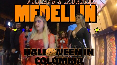 Halloween in Medellin Colombia Laureles and Poblado