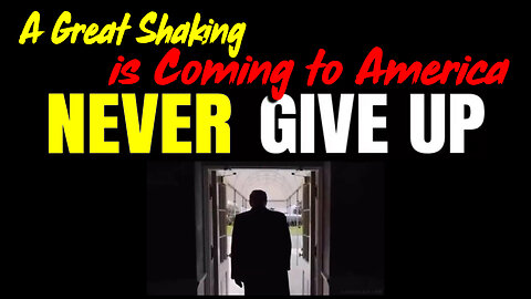 A Great Shaking is Coming to America