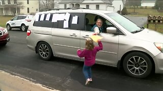 6-year-old gets surprise birthday parade