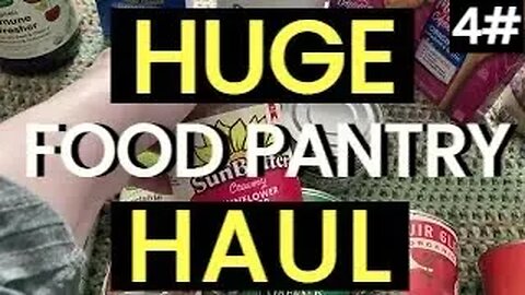 Food Pantry Haul & Food Bank Haul BLESSINGS! Frugal Living Vlog With Awesome Food Pantry Meals ENJOY