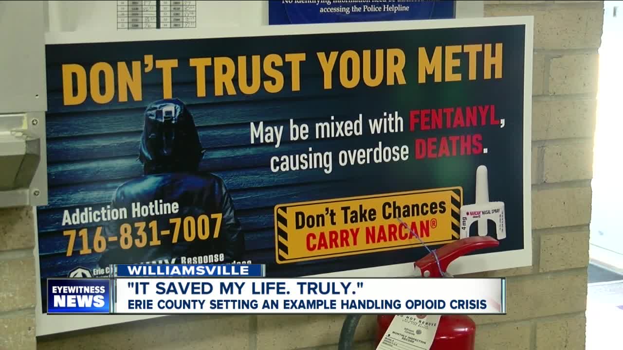 "It saved my life. Truly." Erie County leading the way in dealing with the opioid crisis