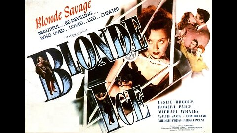 Blonde Ice (1948) B&W Film Noir Classic - Public Domain Film