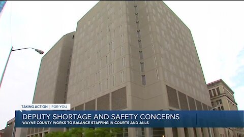 Wayne County deputy shortage expected in courts and jails with restrictions set by Chief Judge