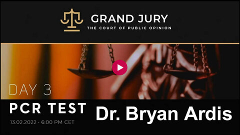 Fauci Charged With Murder - GRAND JURY - Dr. Bryan Ardis