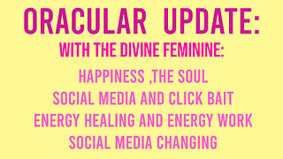 Oracular Update with The Divine Feminine!