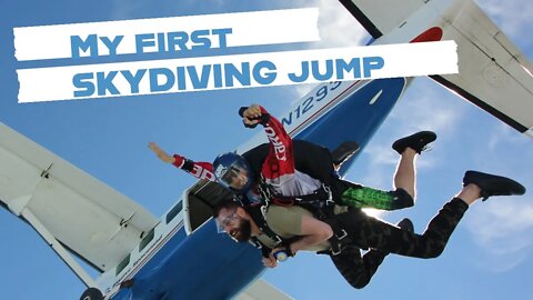 My First SKYDIVING Jump - Spaceland, Clewiston, Florida