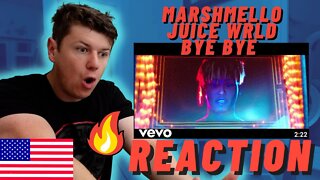 Marshmello, Juice WRLD - Bye Bye (Official Video) | JUICE HAS A GOAT VOICE!!((IRISH REACTION!!))