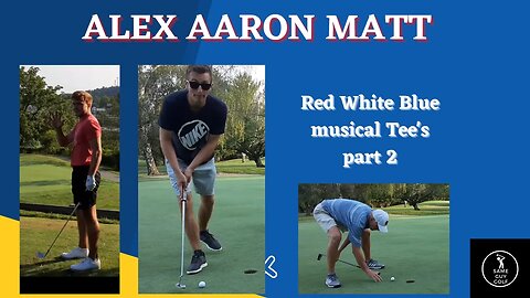 Red White Blue musical tees match Aaron Alex Matt Park Hills part 2