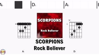 SCORPIONS Rock Believer FCN GUITAR CHORDS & LYRICS