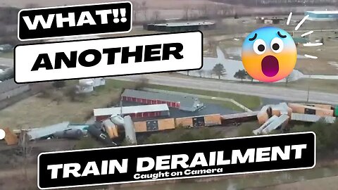 WHAT! Another Insane Train Wreck Caught on Camera in Springfield Ohio