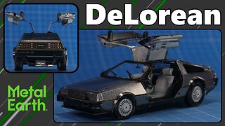 DeLorean - Metal Earth Model