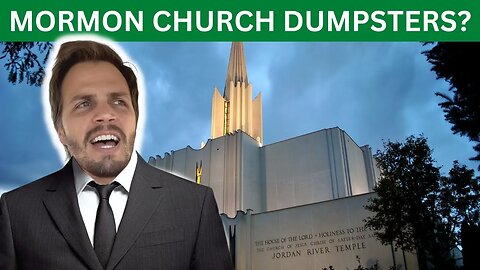 Dumpster Diving At A Dozen Mormon Churches