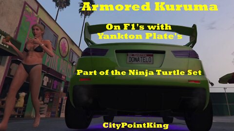 GTA V E&E XBoX S - Armored Kuruma - Ninja Turtle Donatelo on F1's